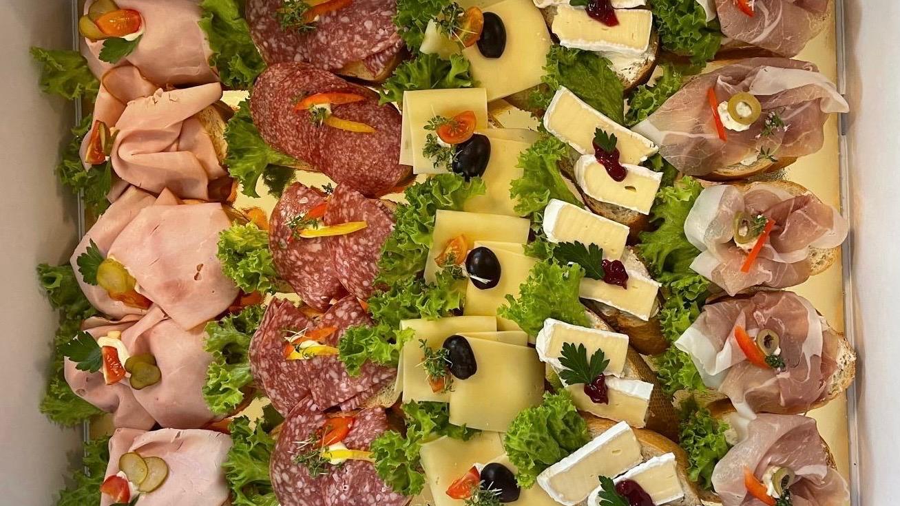 Kusgis belegte Brote